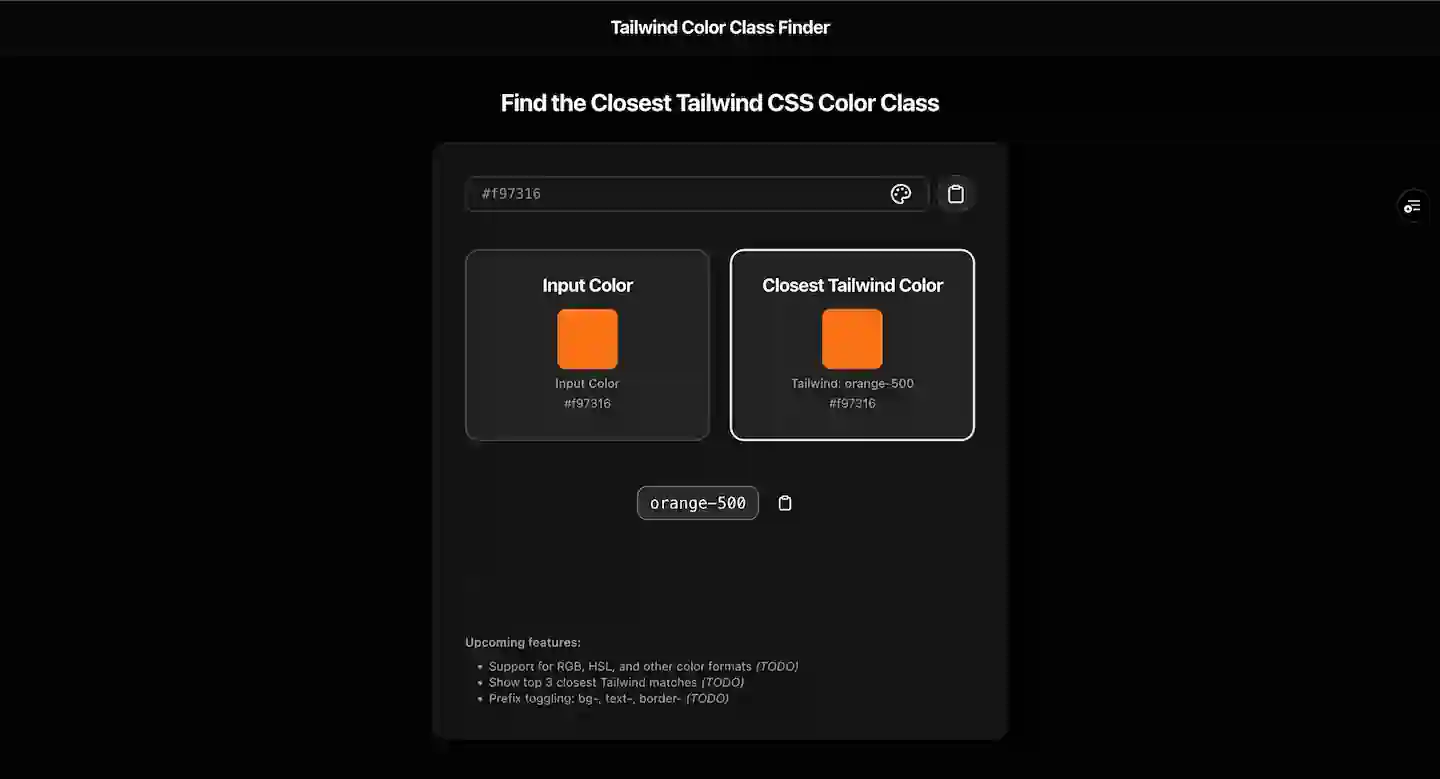 Tailwind Color Class